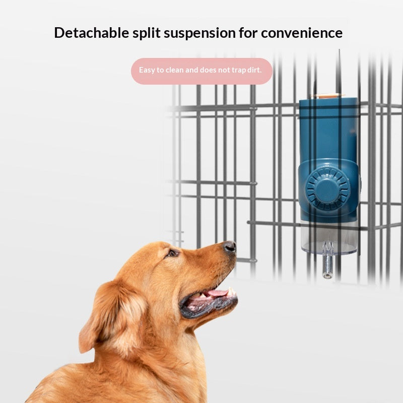 Animaux de compagnie suspension bouteille d'eau modèle simple Dog Cage monté distributeur d'eau Cagehanging Wa