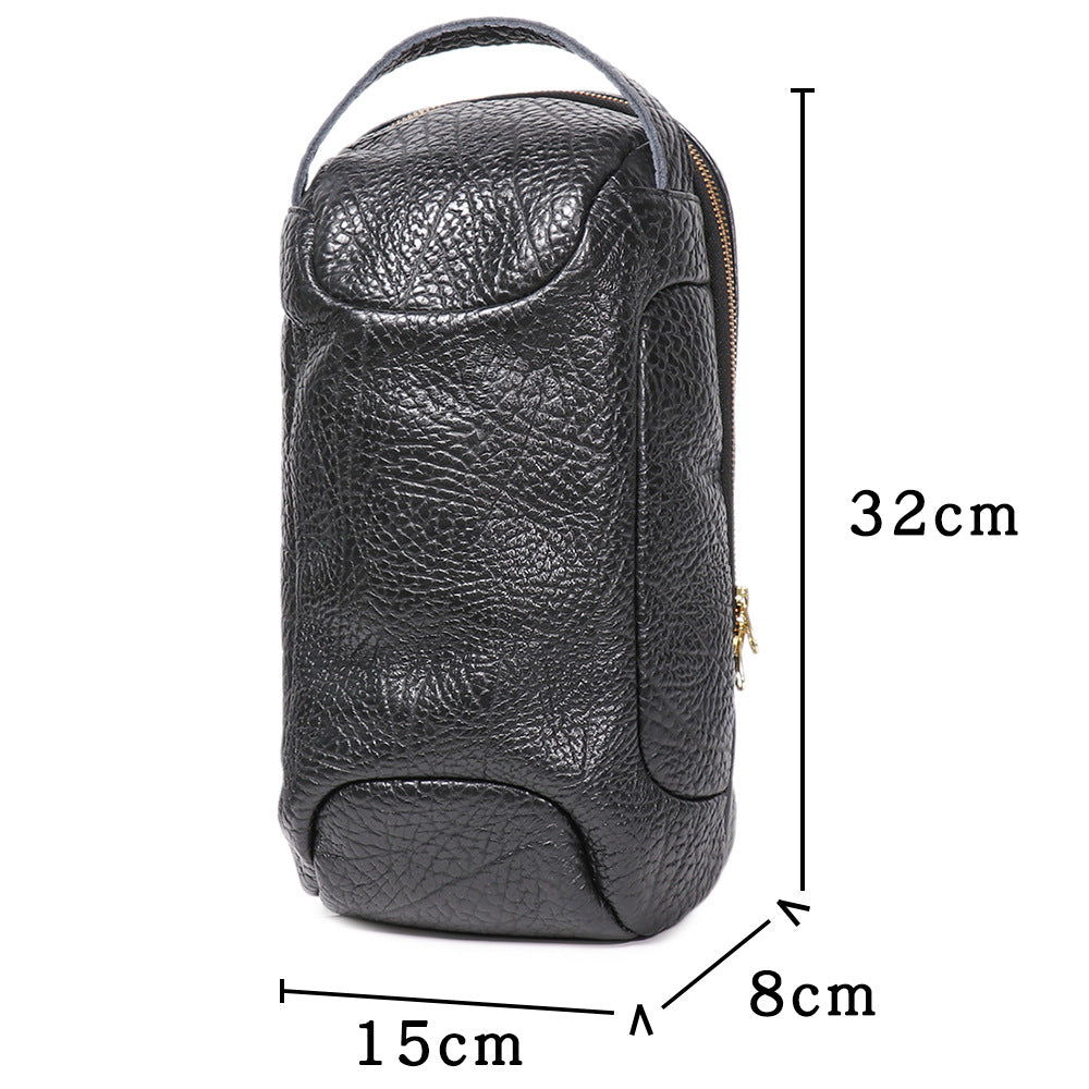 Sac de poitrine en cuir pour hommes