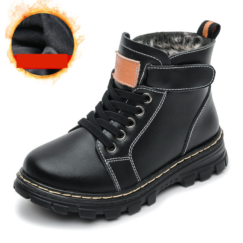 Bottes pour enfants de style britannique pour l'automne et l'hiver