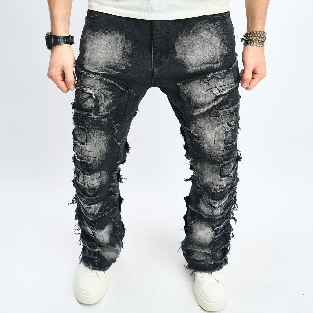 Pantalons de pantalons à balançoire fashionnable pour homme Hip-Hop High Street pour homme Jeans