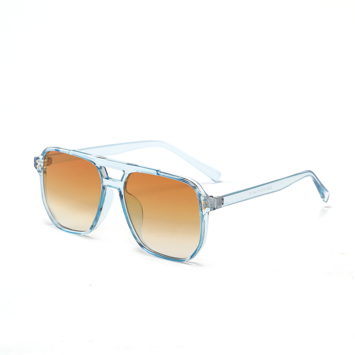 Lunettes de soleil carrées à double faisceau de mode pour femmes