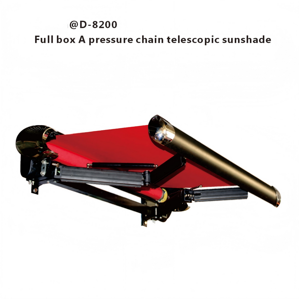 D8200 Auvent rétractable intelligent 2-6m & 1,5-3.5m Canopie de patio motorisée de grande puissance avec Remot