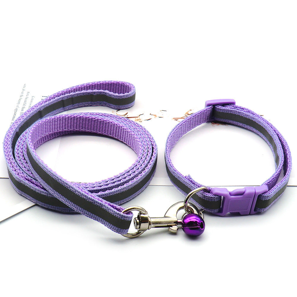 Enceinte pour chien avec bande réfléchissante pour chiens