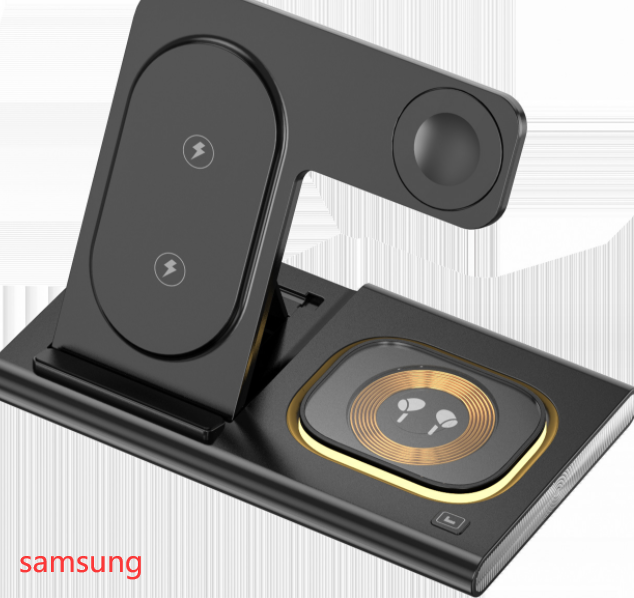 Chargeur quatre en un sans fil pliant mode