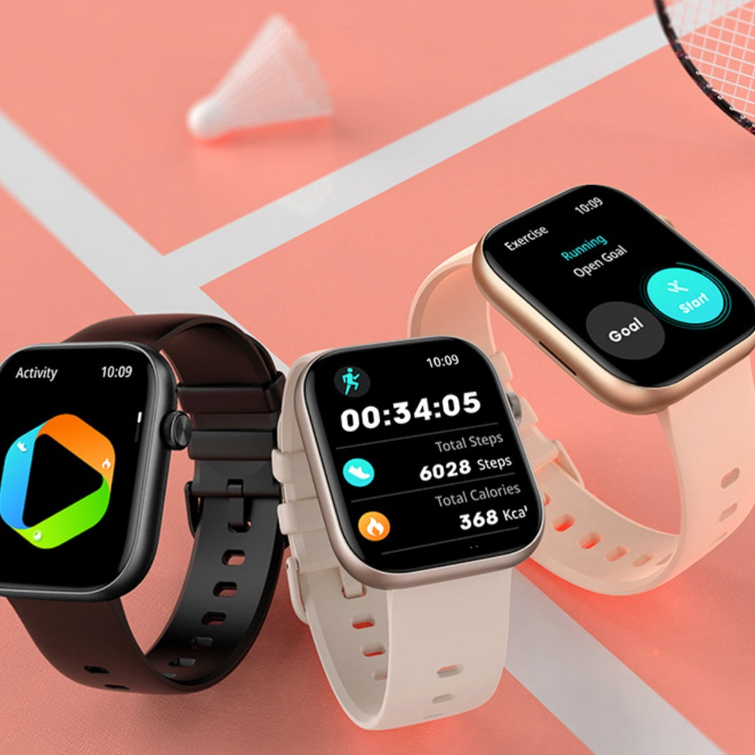 Chargeur sans fil P89 Smart Watch Affichage tactile plein écran Appel Bluetooth