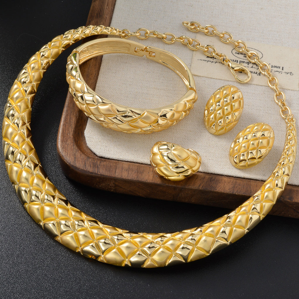 Collier Boucles d'oreilles Bracelet et bague