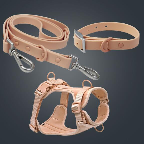 Jeu de laisses pour chiens anti-salissure de collier pour animaux de compagnie Waldonex