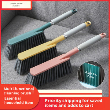 Brosse de lit multifonctionnelle longue poignée-jaune-1 pièce