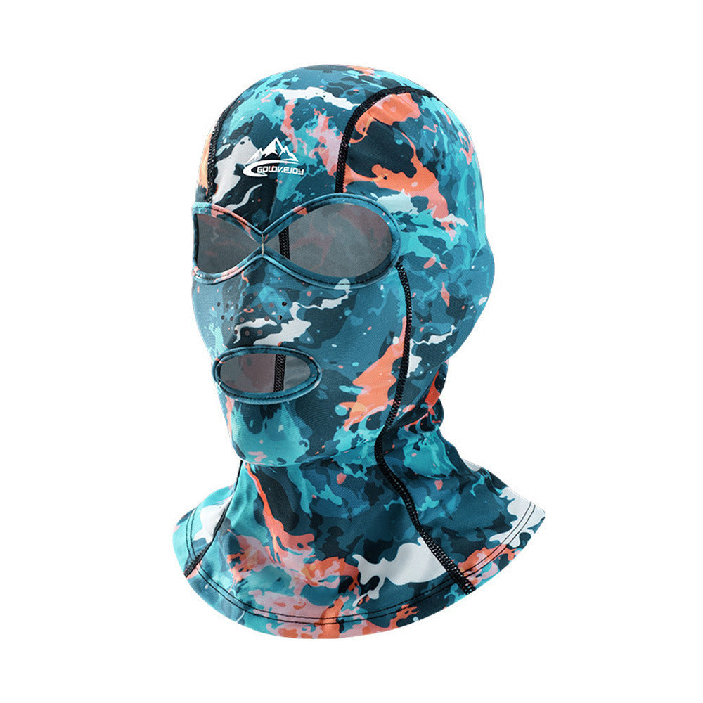 Facekini Natation Protection solaire Couverture tête Hommes et femmes Extérieur