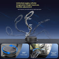 Adsorption magnétique sous vide Glue Suction Cup Car Phone Navigation Rotating pliing Stand