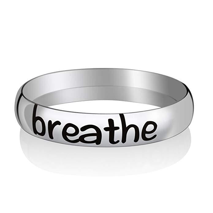 Hommes et femmes Élégante bague inspiratrice minimaliste