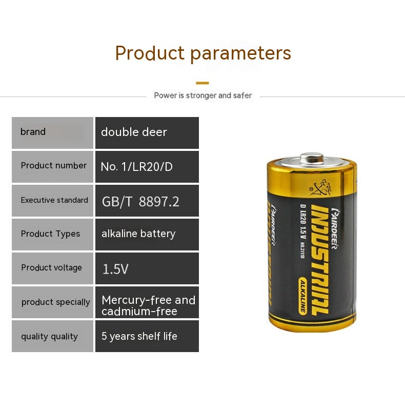 Batterie Alcaline No 1 Paquet simple