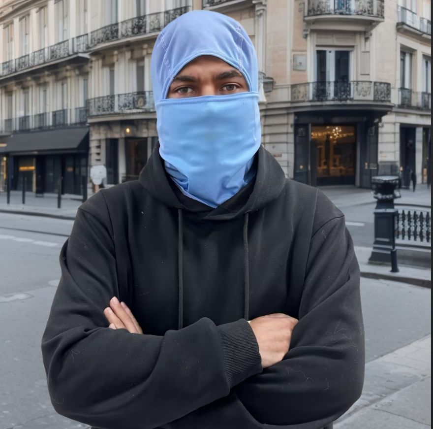 Couverture de la tête et masque de visage