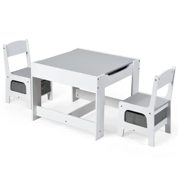 Table d'activités et chaises pour enfants 2-en-1