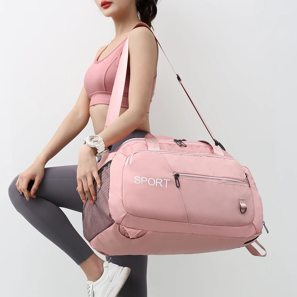 Sacs à bagages pour femmes Sac à main Oxford Homme fitness Sac à épaule Sac à épaule imperméable Sports Tra