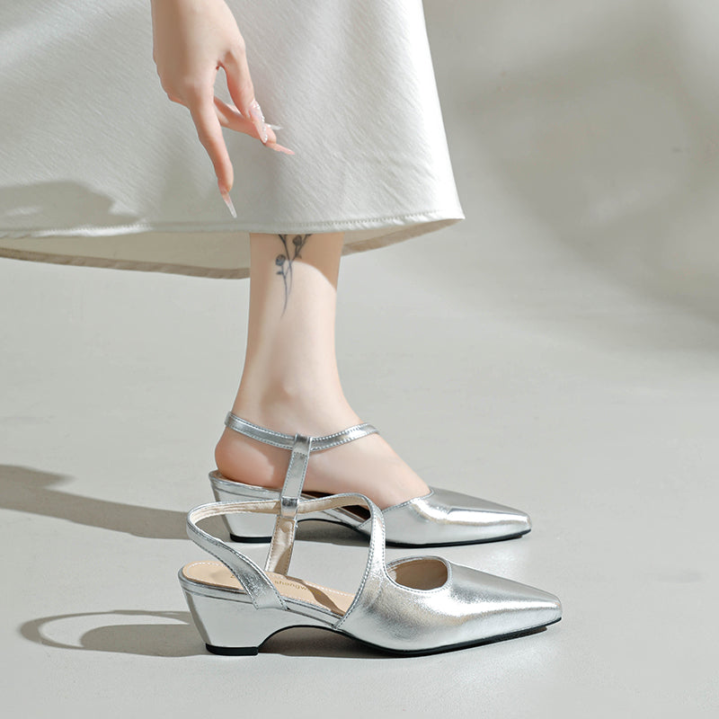 Block Heel Mary Jane Sandals pour femmes
