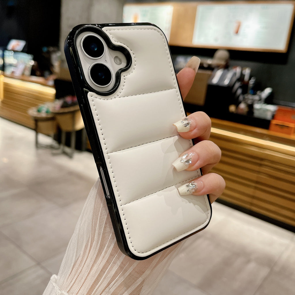 Mode Macaron Premium Jacket down Case téléphone