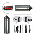 10pc 3 AAA porte-batterie boîtier cylindrique cas en plastique pour lampe de poche ronde circulaire