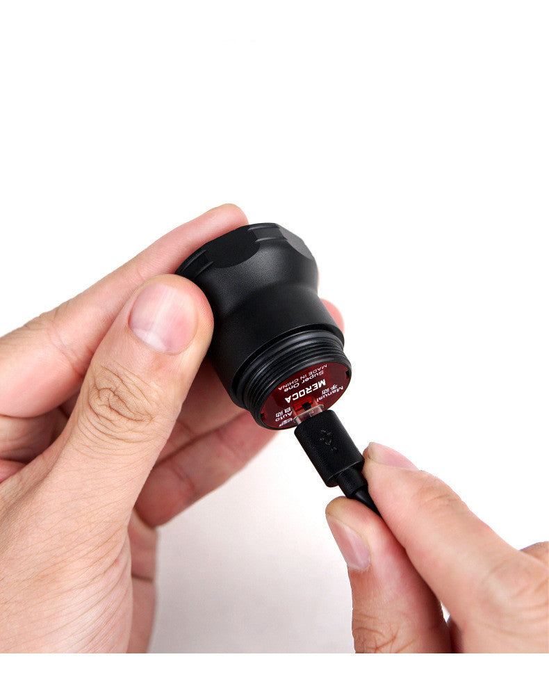 Lampe de vélo de montagne à queue de frein intelligente