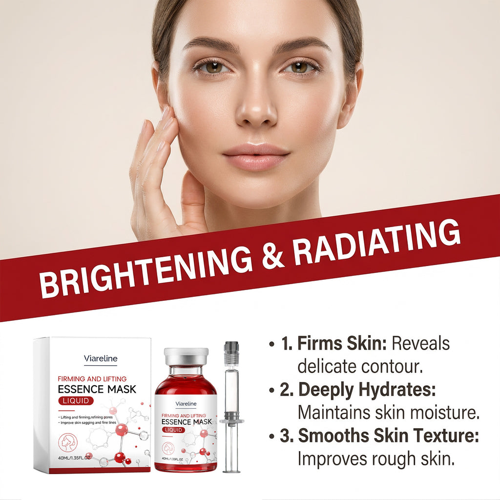 Sérum léger hydratant qui se verrouille dans l'hydratation et la peau faciale nourissante