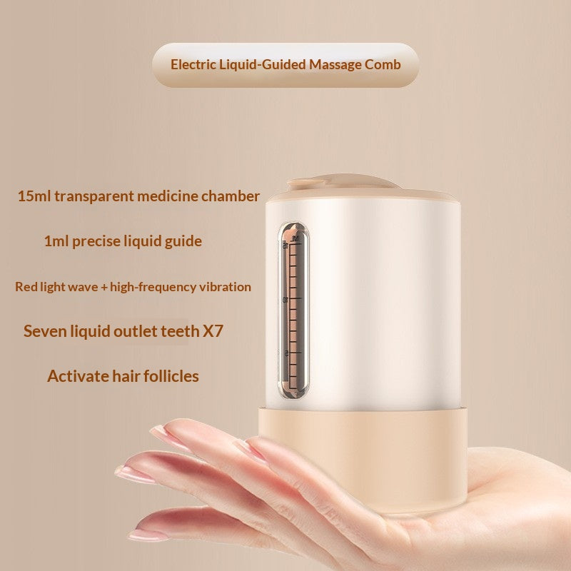 Mini appareil portatif de scalp vibrant à application liquide dédié