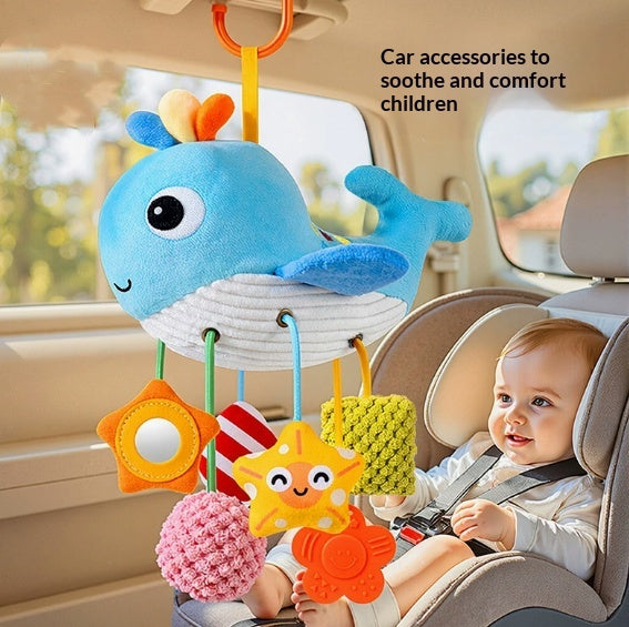 Rattle de lit suspendu côté lit Poussette pendentif de cheminée de vent Pendentif Crib Bell Jouet monté sur voiture