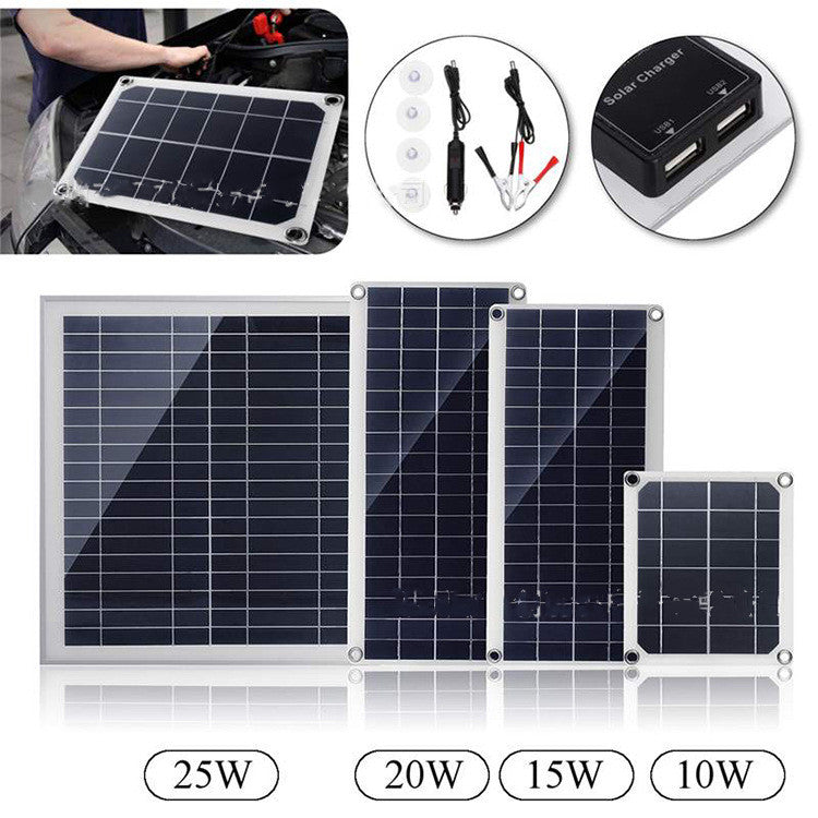 Chargeur extérieur Polysilicon Batterie Double USB Interface Panneau solaire
