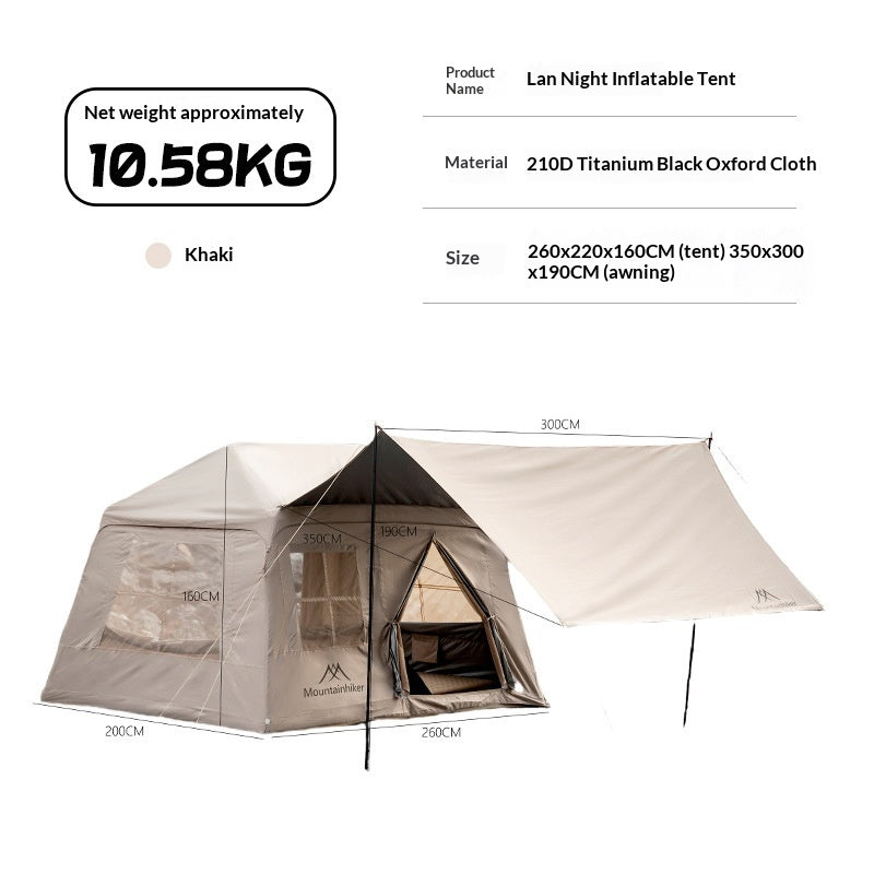 Tente portable entièrement automatique pour le camping et les pique-niques