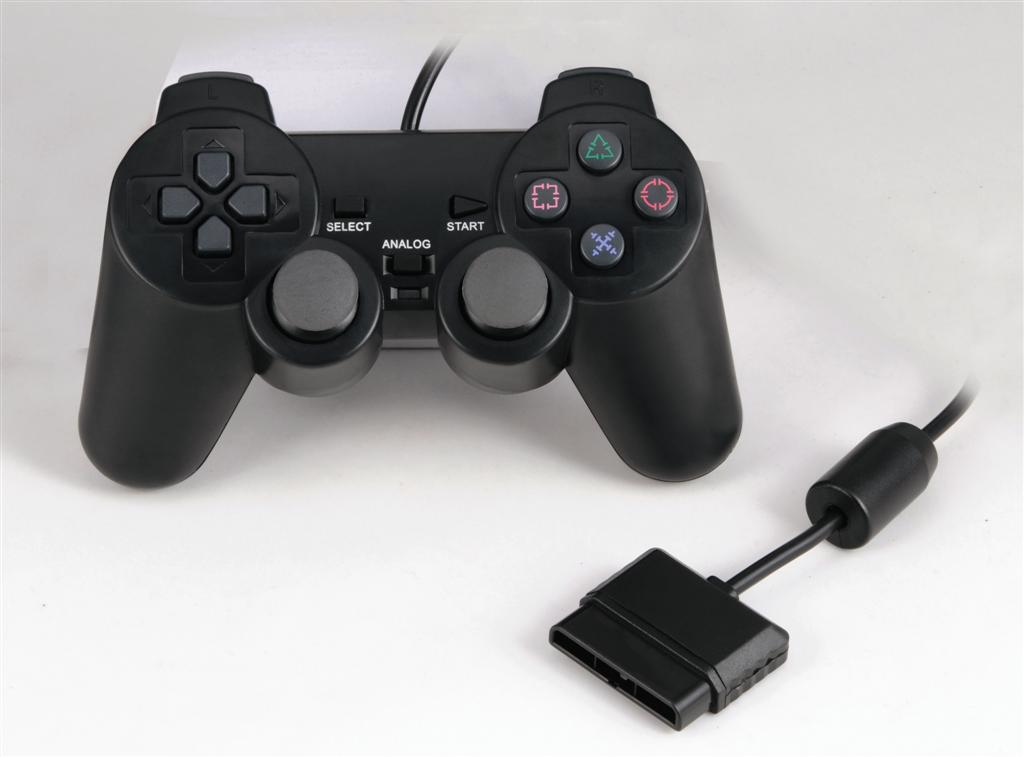 Poignée filaire PS2 Poignée filaire de jeu Vibration Poignée de jeu PS Naked