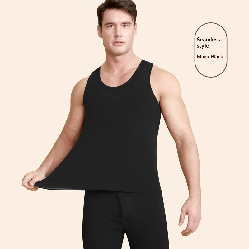 AutumnHiver Fleece-lined extra-épaisseur sans manches Base Top