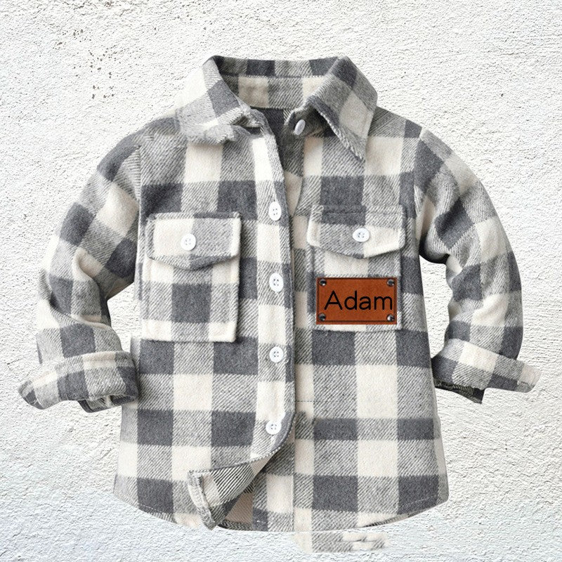 Chemise à carreaux pour enfants