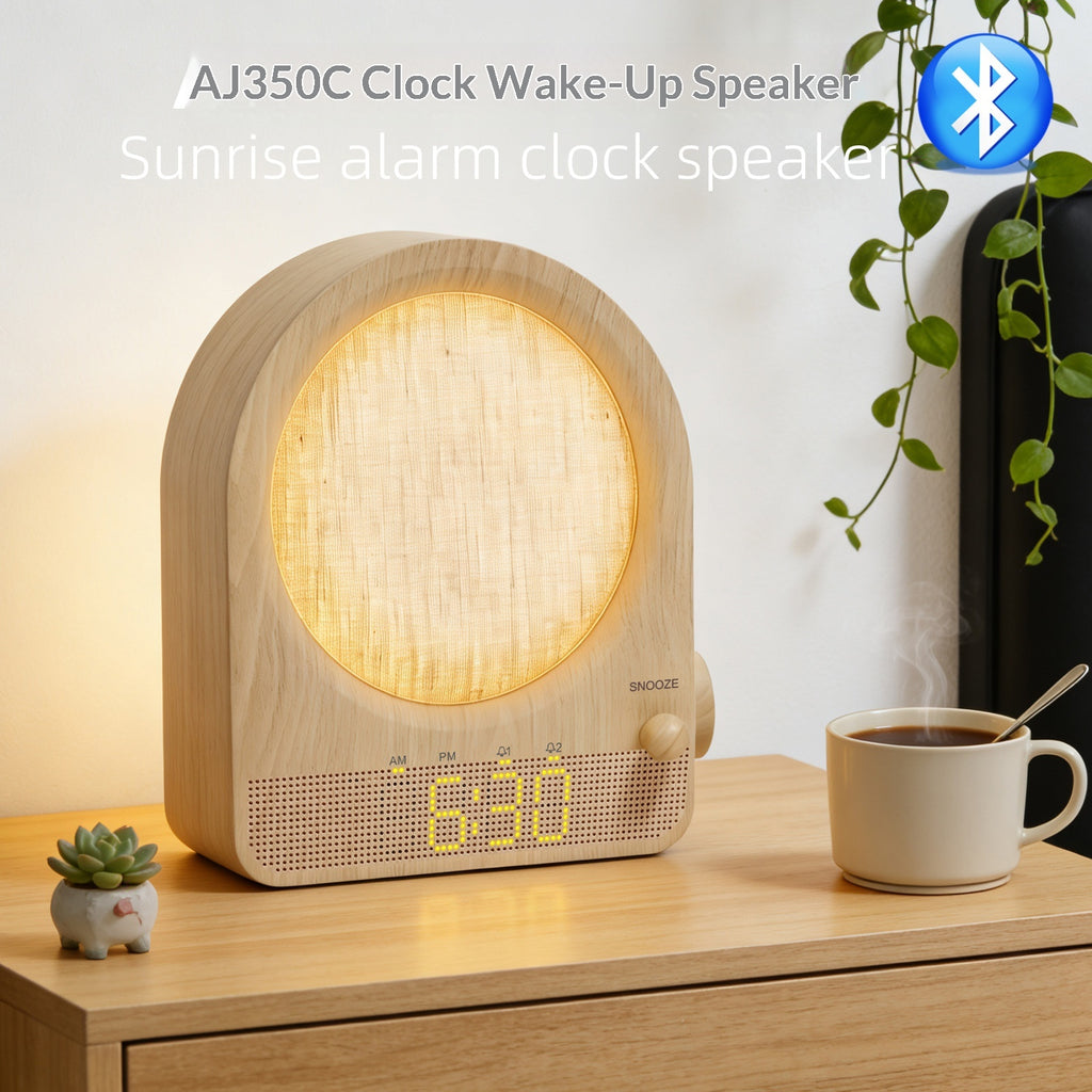 Son naturel blanc bruit Bluetooth haut-parleur réveil