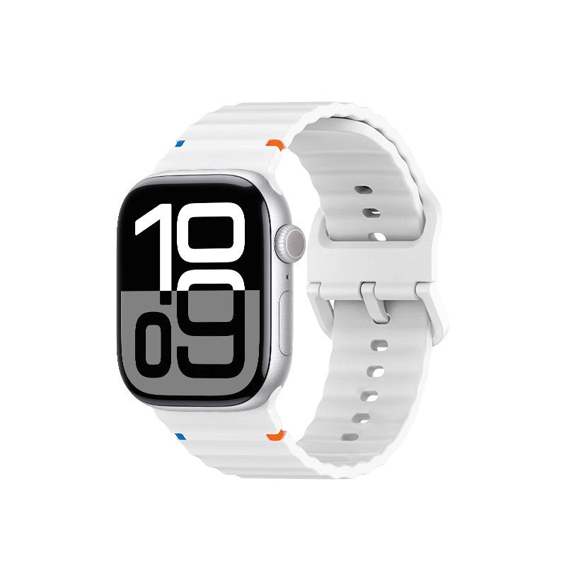 Wave Pattern Sports Silicone Strap Advanced