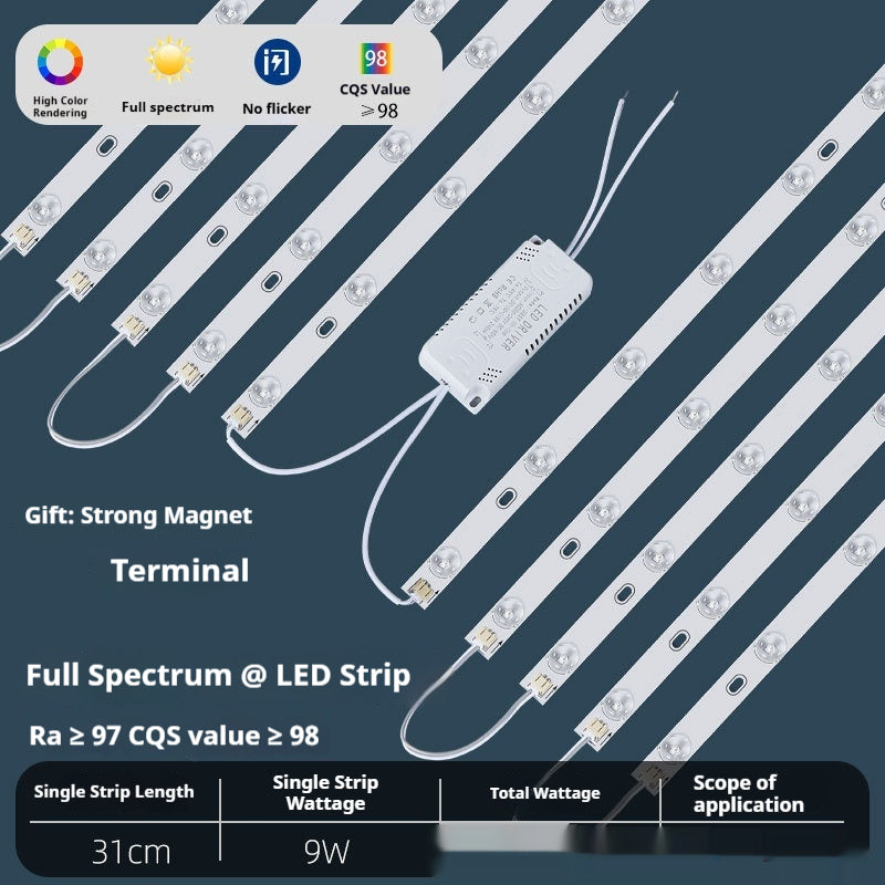 Plein spectre Led Super Bright Patch remplacement source de lumière Plafond plaque de base de lampe