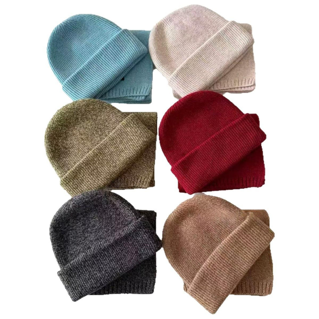 Bonnet en double couche pour femmes - Chapeau chaud d'hiver doux stretchy pour temps froid Outdo