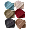 Bonnet en double couche pour femmes - Chapeau chaud d'hiver doux stretchy pour temps froid Outdo