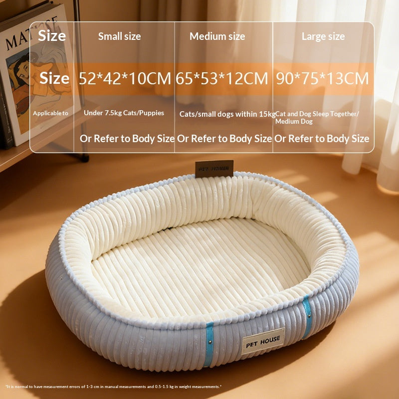 Meilleures ventes Hiver Double-Layer Lit chaud Cat