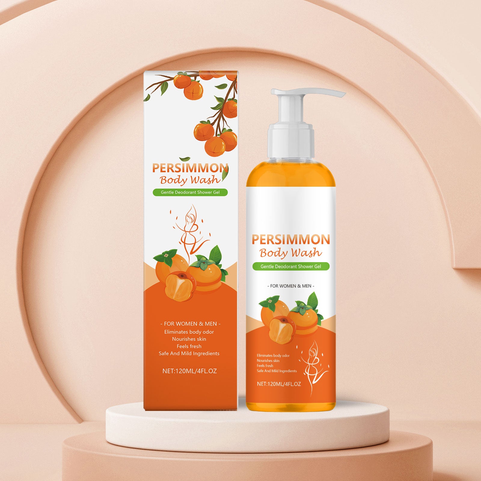 Gel douche pour le corps nourrissant 120ml-boîte