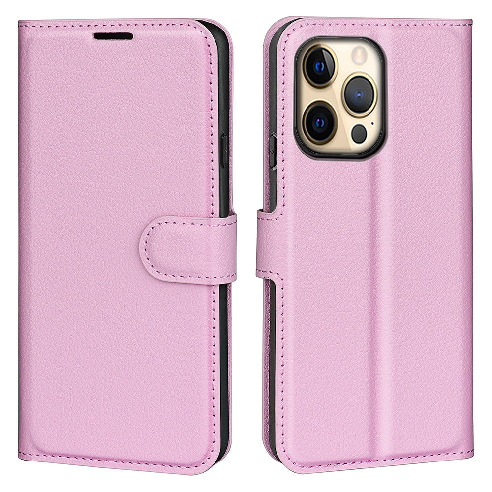 Flip carte fente Lychee modèle cas téléphone