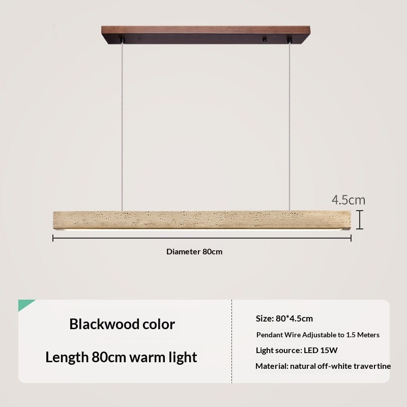 Huangdong Stone Bedside Petite lampe pendentif