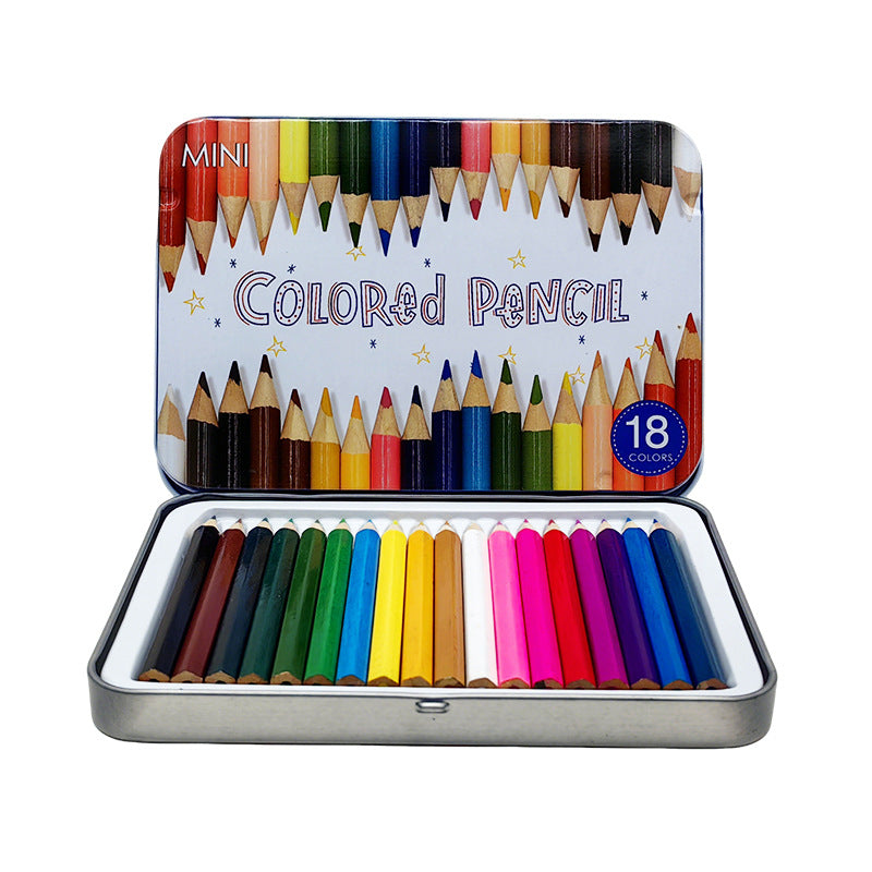 18 Colors Hexagonal Oil-Based Colored Pencils