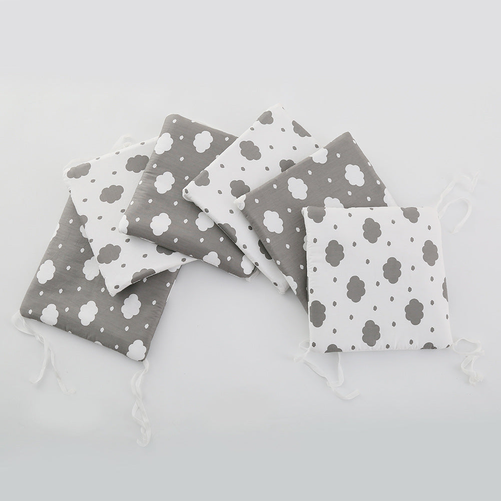 Kit d'anticollision bébé en coton Lit de lit en berceau