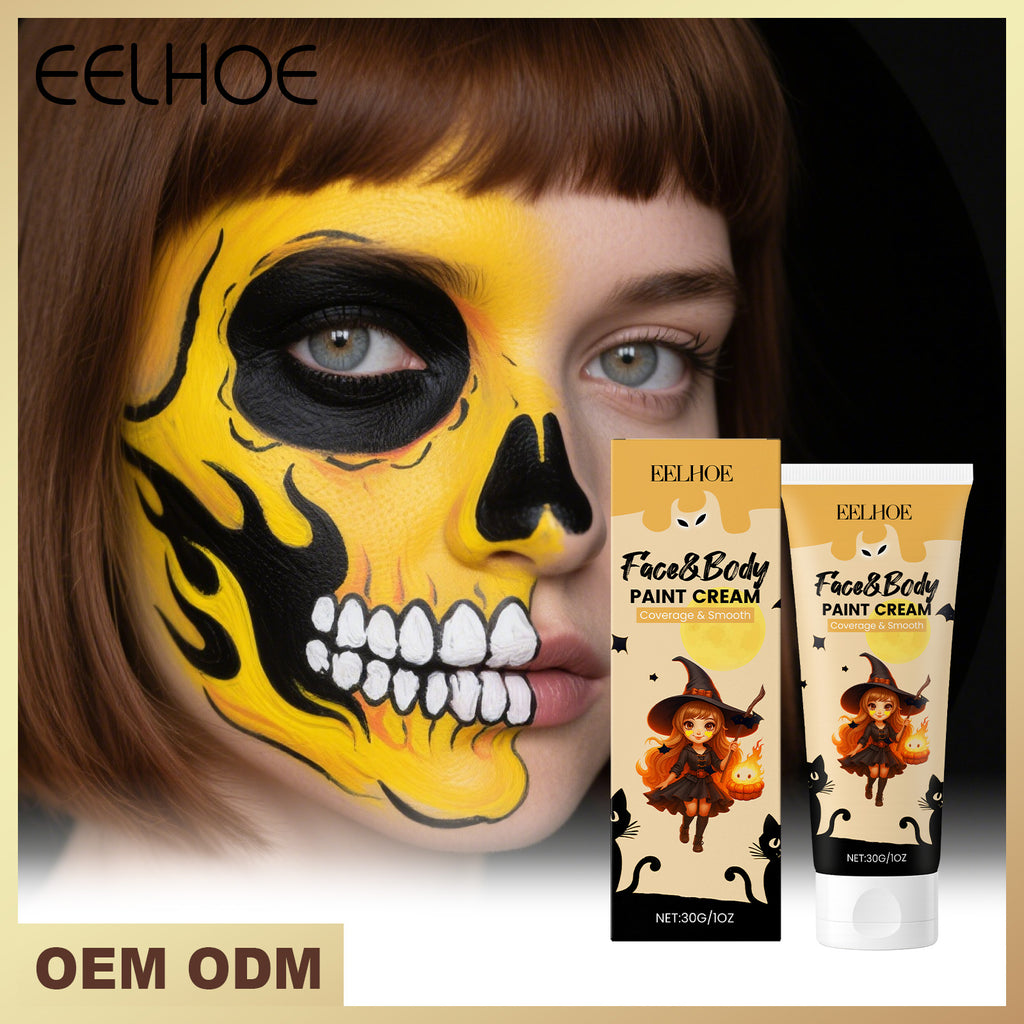 Crème de peinture visage et corps d'Halloween 30g