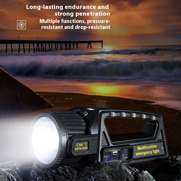Lampe de poche solaire forte lumière extérieure