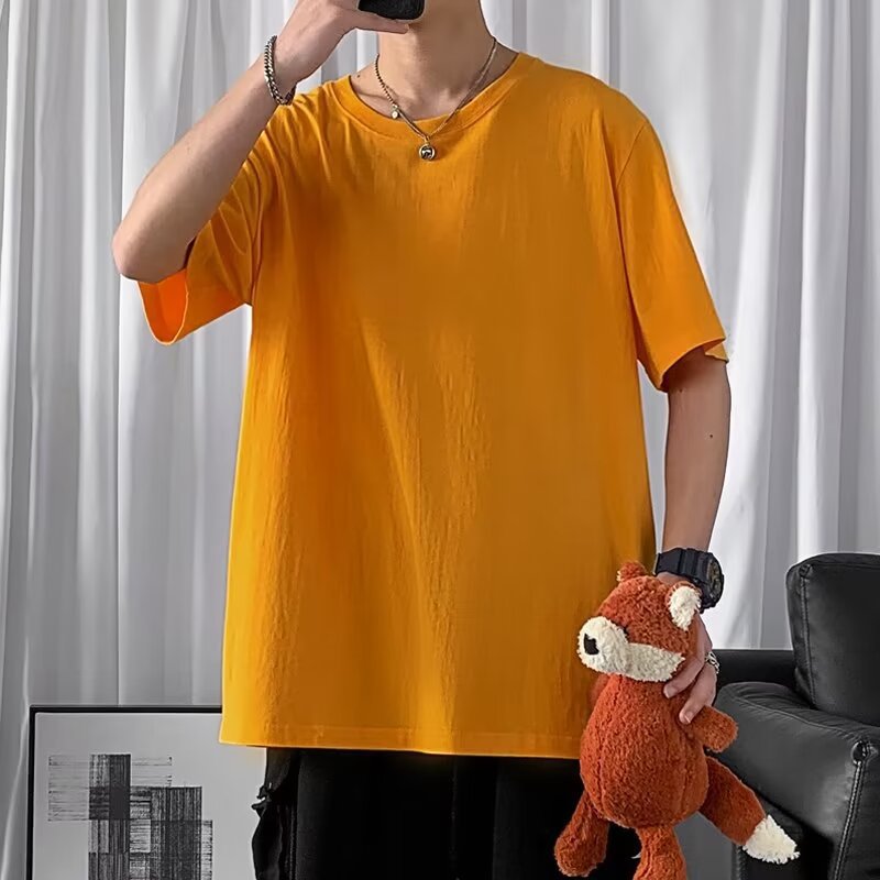 T-shirt à manches courtes de couleur candy pour homme