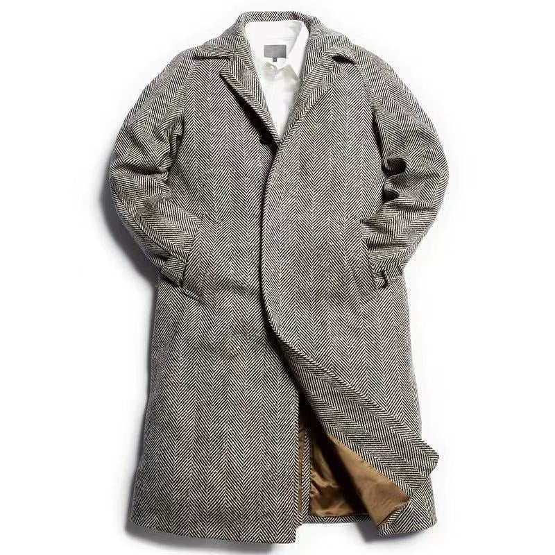 Manteau de laine de cachemire décontractée, souple