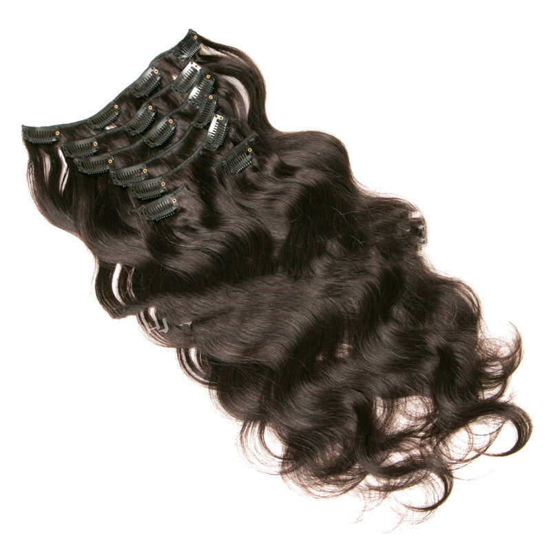 Ensemble de 7 pièces de cheveux Clip vivants