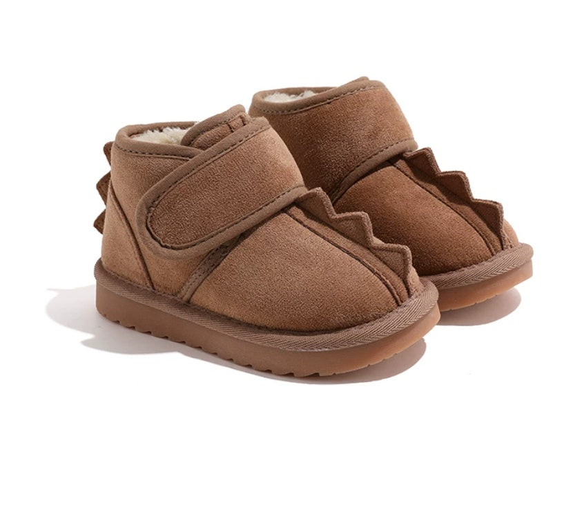 Bottes de neige bébé style nord-est avec doublure en polaire pour l'hiver