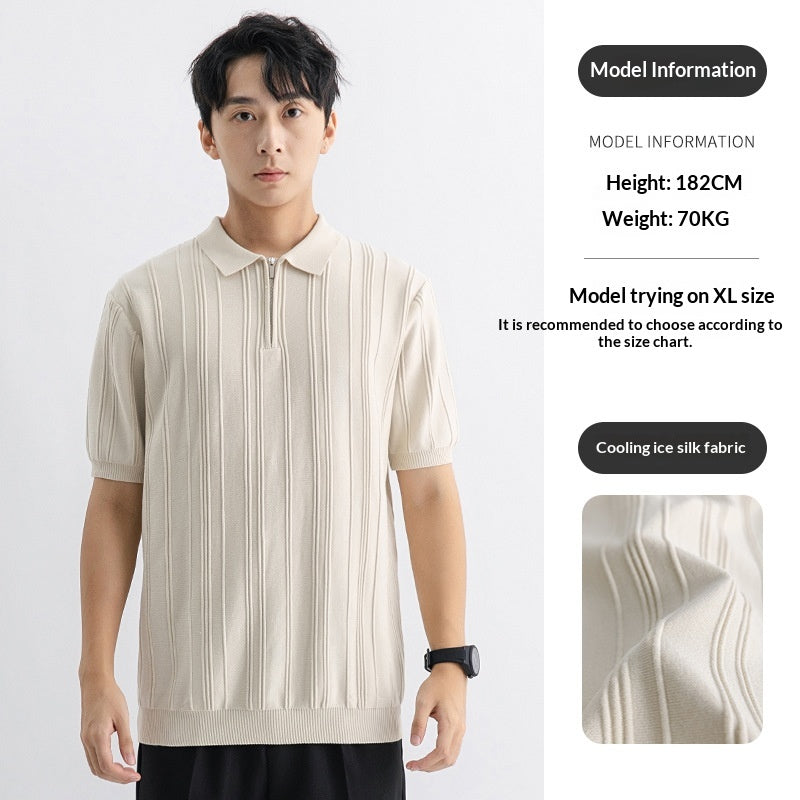 Polo Homme d'affaires T-shirt manches courtes