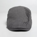 Casquette brodée en coton pur pour hommes